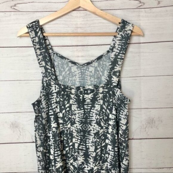 Zara Black & White Printed Trapeze Sleeveless Maxi Dress S - Picture 7 of 8